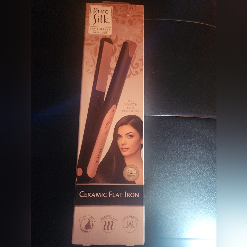 Pure silk brand new flat iron